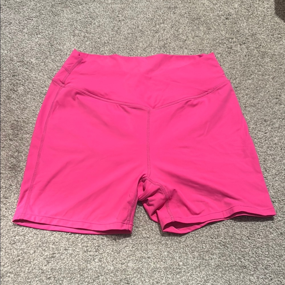 Halara Women's Crossover Pink Biker Shorts